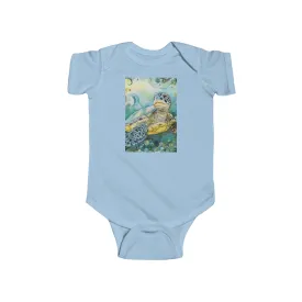 Infant Fine Jersey Bodysuit - Sea Turtle