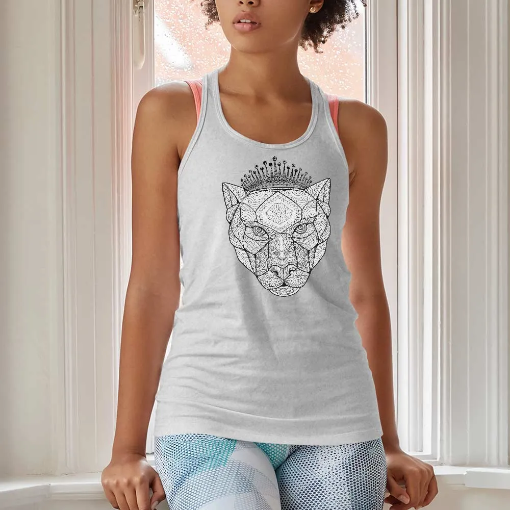 Jeweled Lioness Tank Top, lioness-love