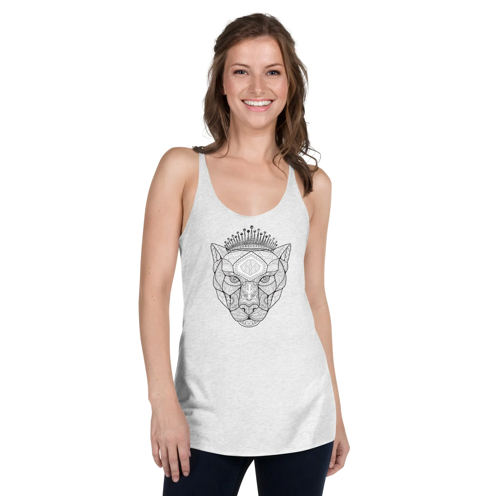 Jeweled Lioness Tank Top, lioness-love