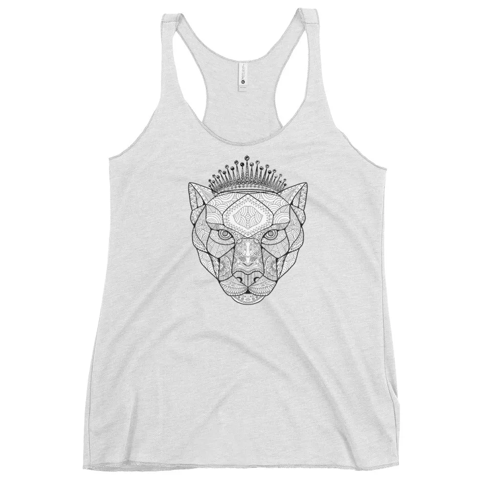 Jeweled Lioness Tank Top, lioness-love