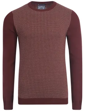 Le Shark Daviman oxblood jumper