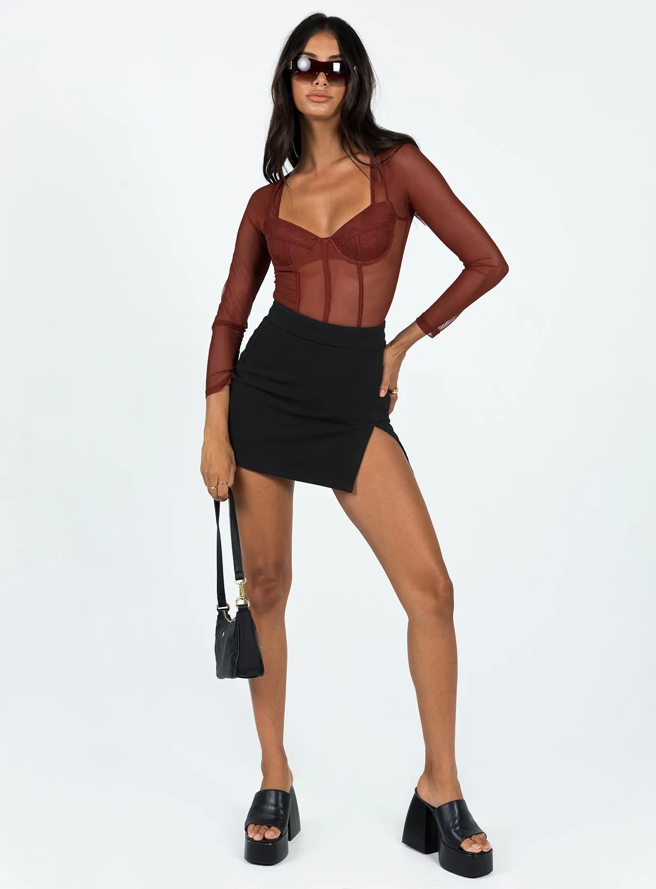 Leonie Bodysuit Brown