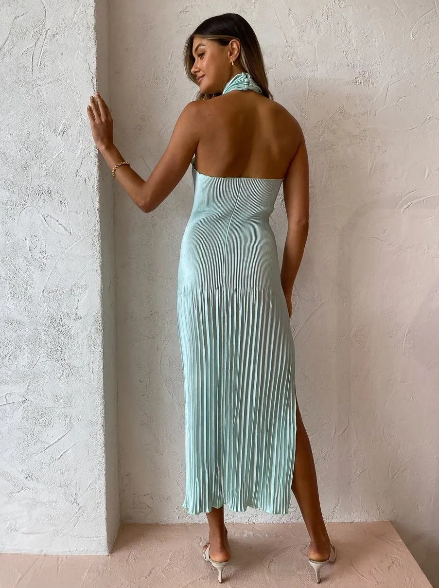 Lidee Halter Gown in Mint