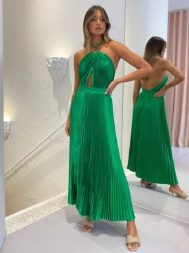 Lidee Reveil Gown in Bright Green