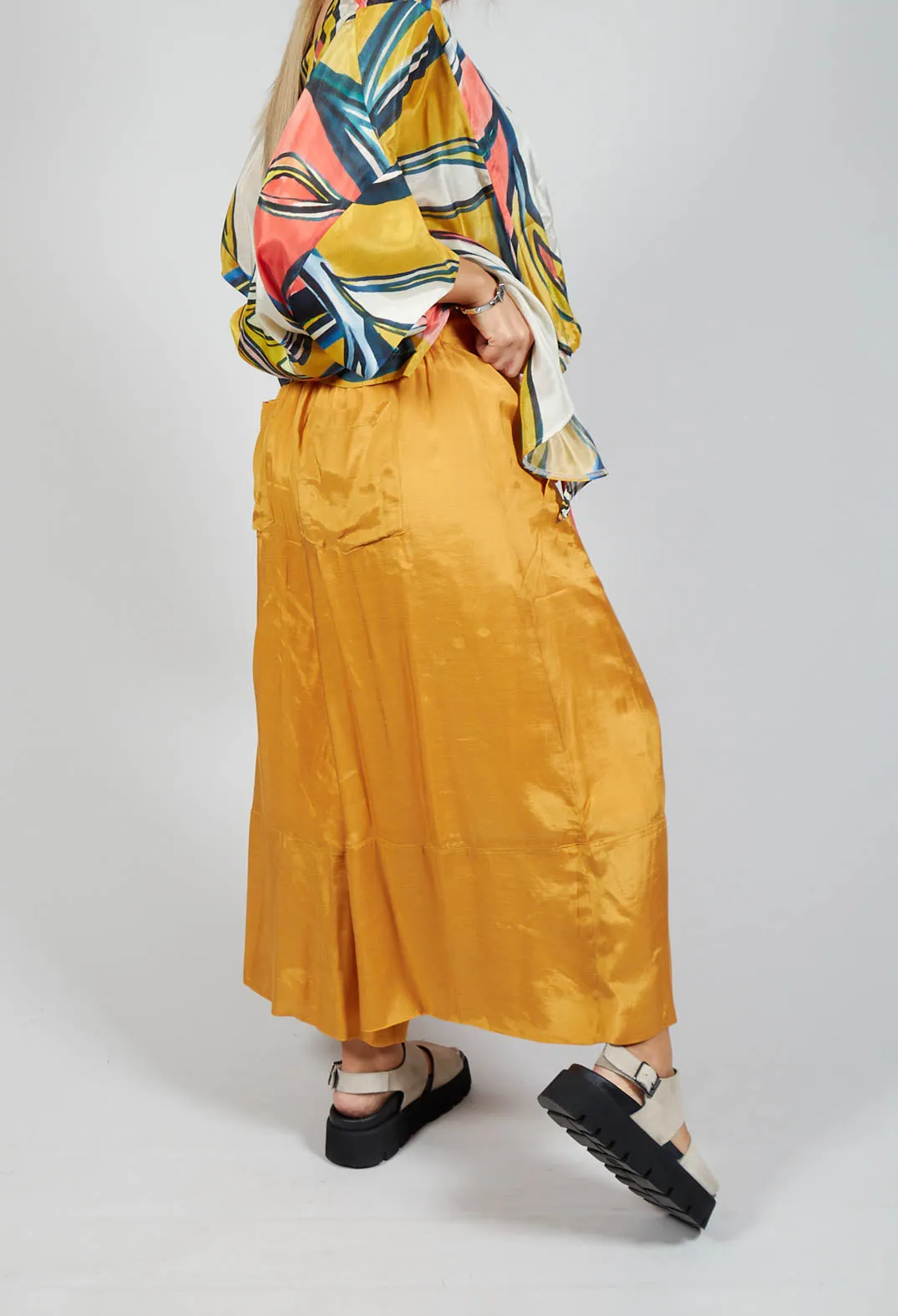 Lightwear Culottes in Beige Saffron