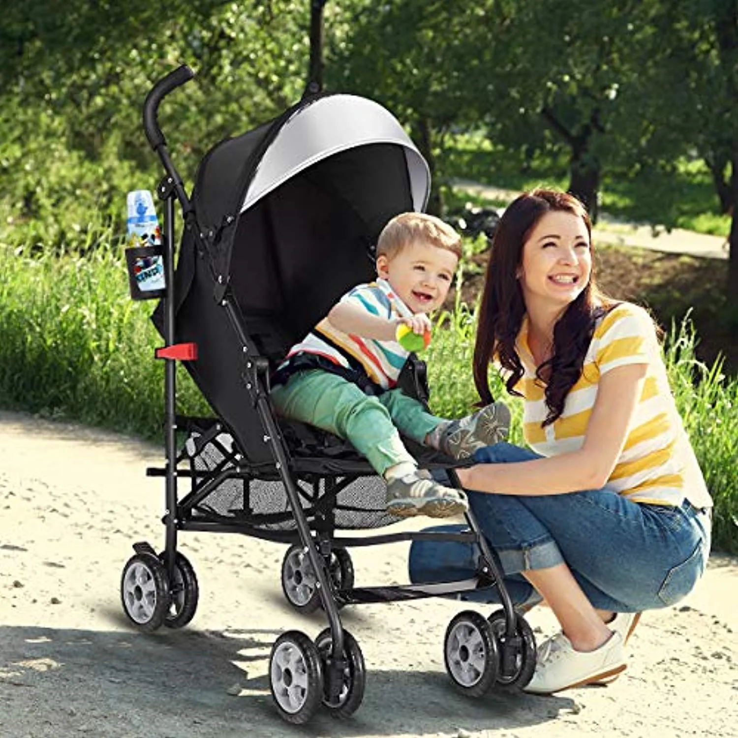 Lightweight Stroller, Aluminum Baby Umbrella Convenience Stroller