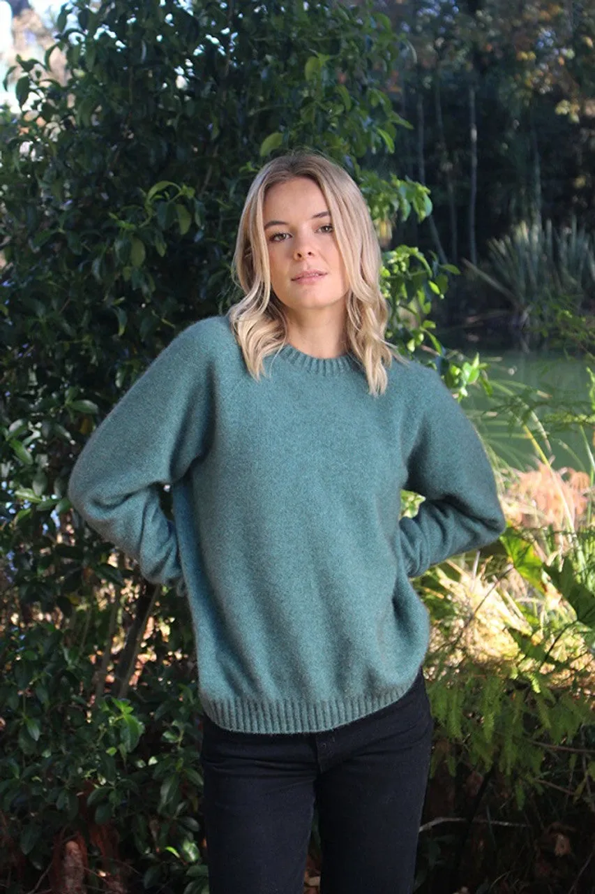 Lothlorian Plain Crew Neck Jumper - Possum Merino 9936