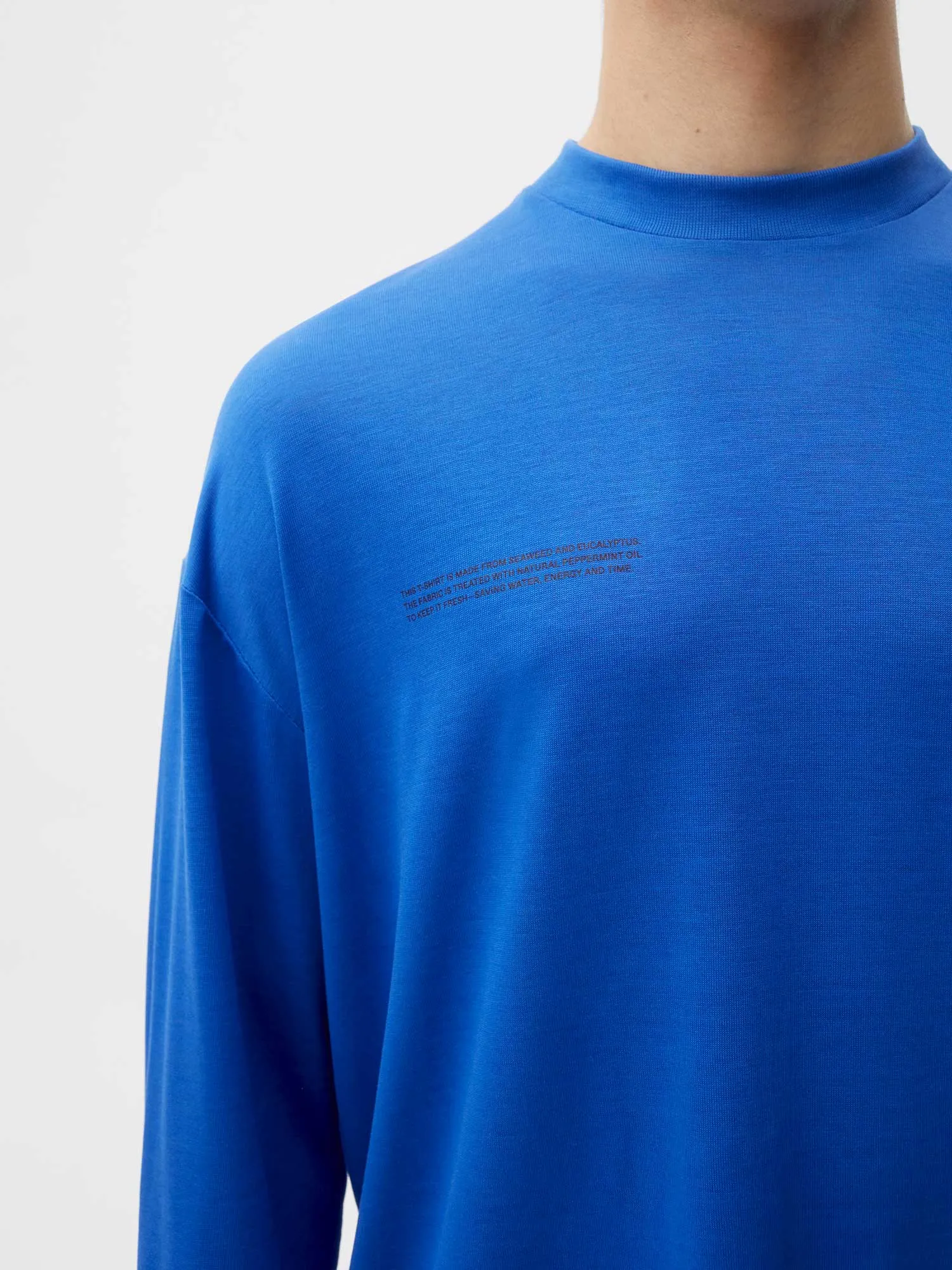 Men C-FIBER™ Pure Long Sleeve T-shirt—cobalt blue