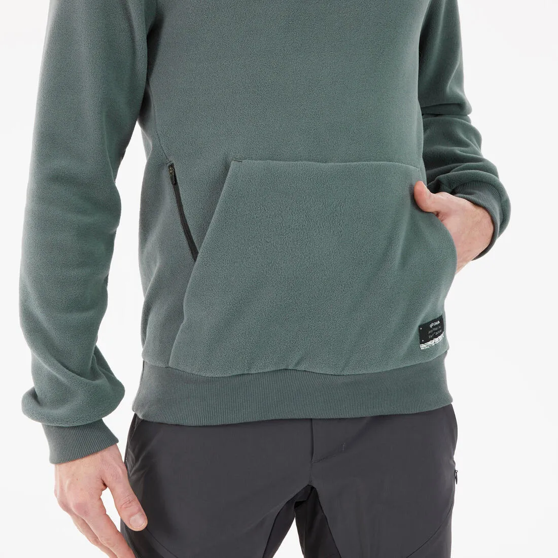 Men’s Hiking Hooded Fleece Sweatshirt - MH100