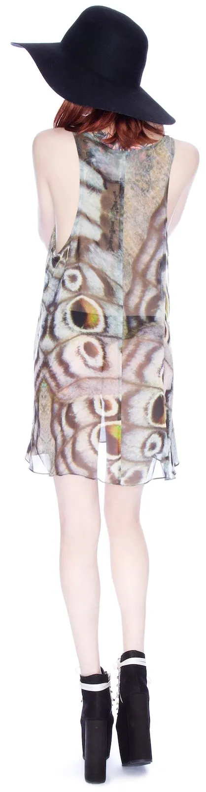 Midnight Moth Mini Dress