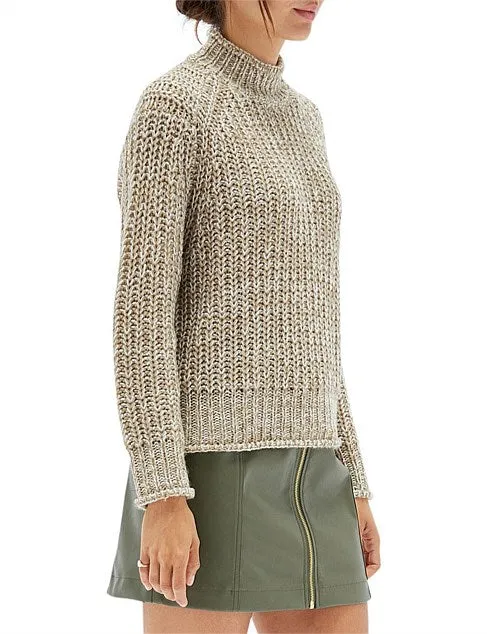 MINKPINK Womens Tiri High Neck Knit Jumper - Multi