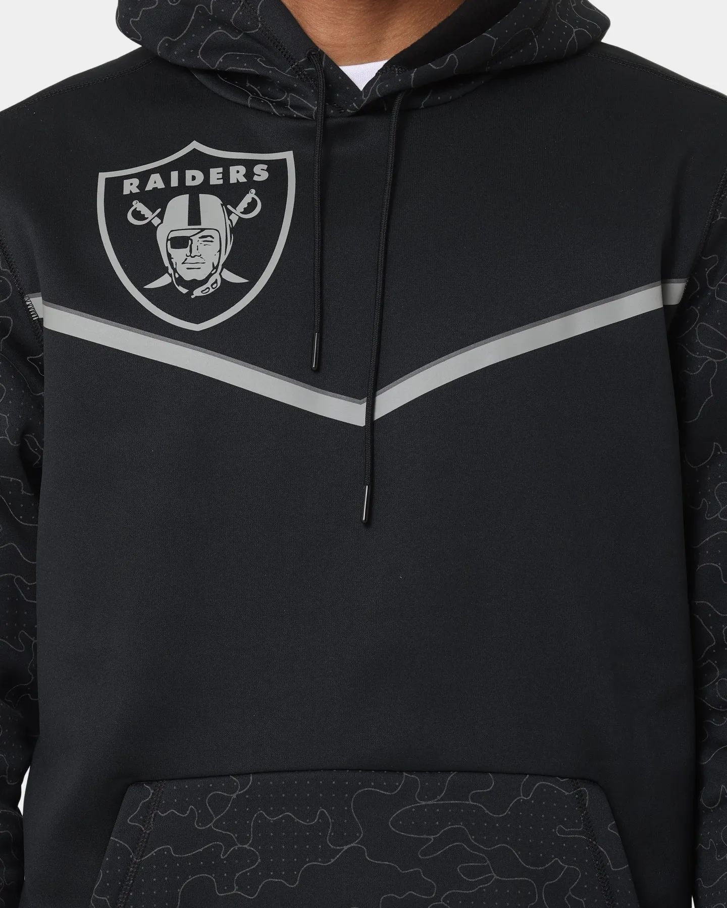 Nike Las Vegas Raiders Reflective Thermal Hoodie Black