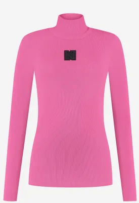 Nikkie Jolie Ski Turtle Neck in Pink