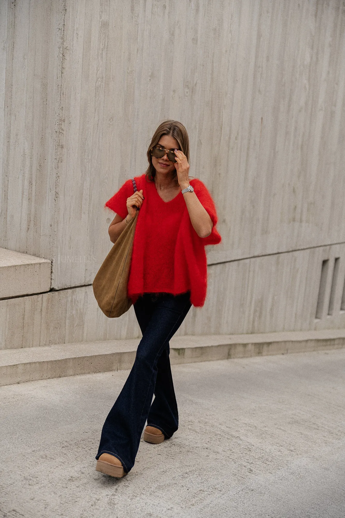 Odile jumper red