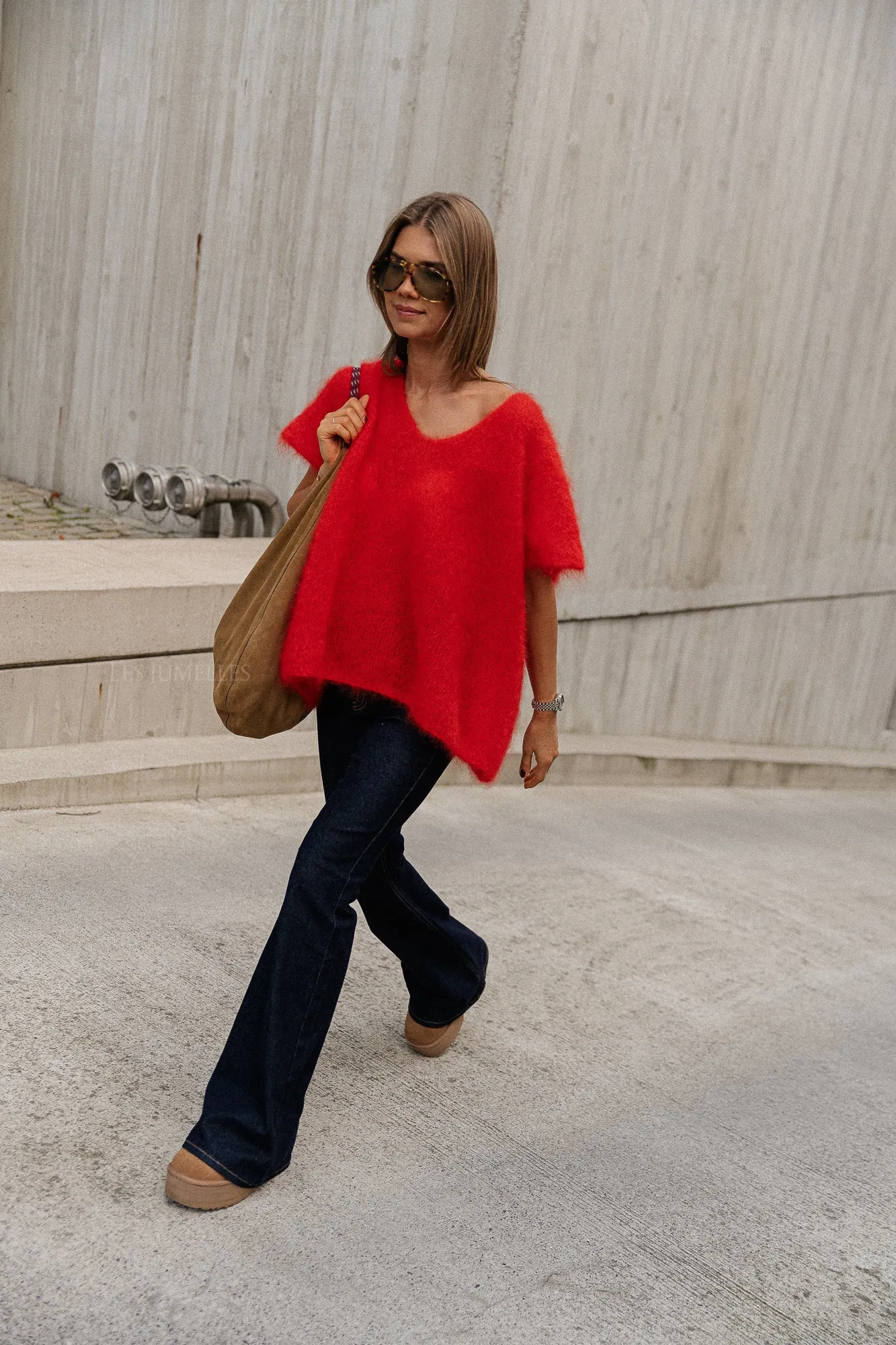 Odile jumper red