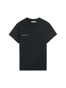 Organic Cotton T-shirt with C-FIBER™ Core—black