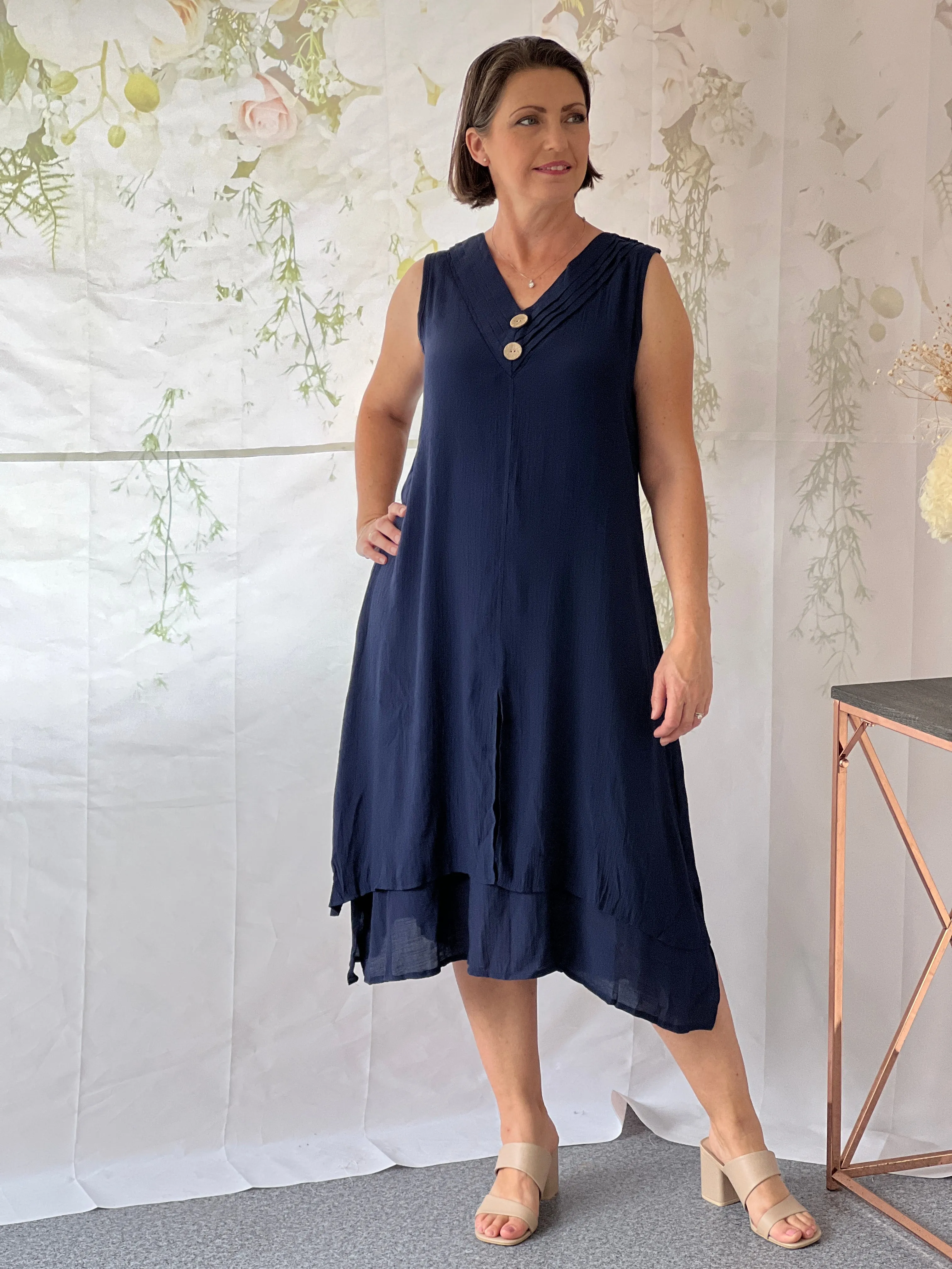 Orlando Navy Layering Dress