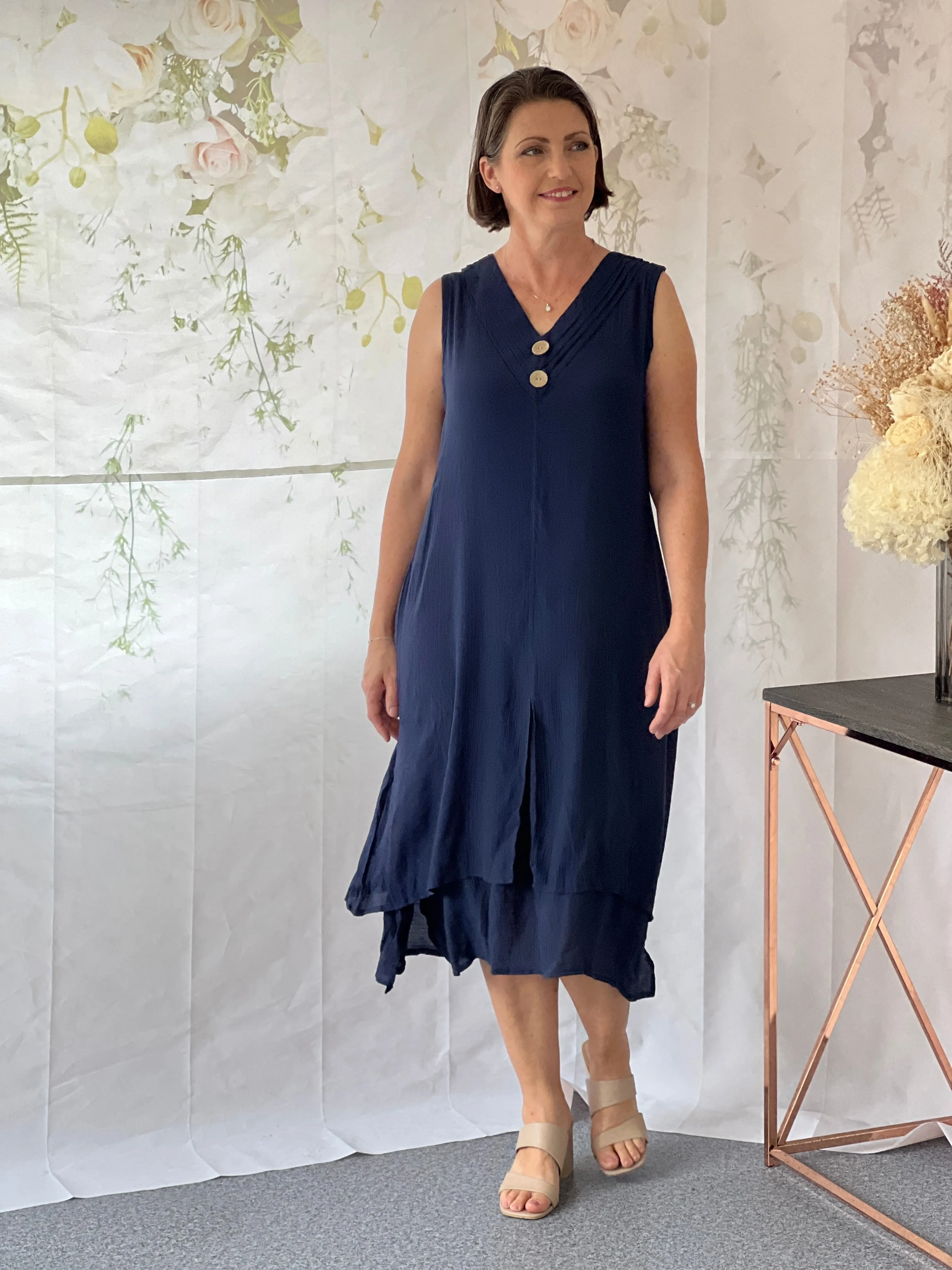 Orlando Navy Layering Dress