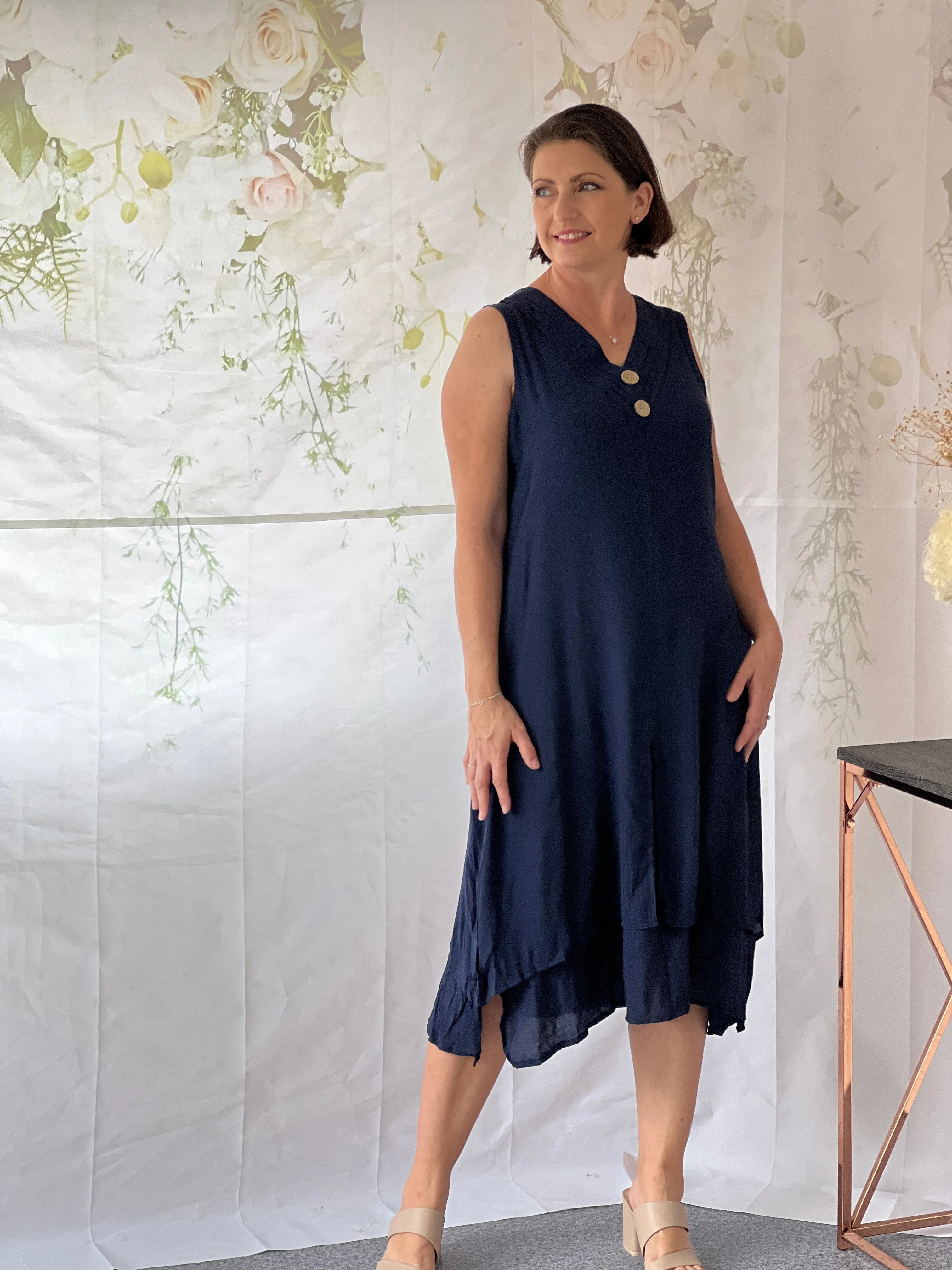 Orlando Navy Layering Dress