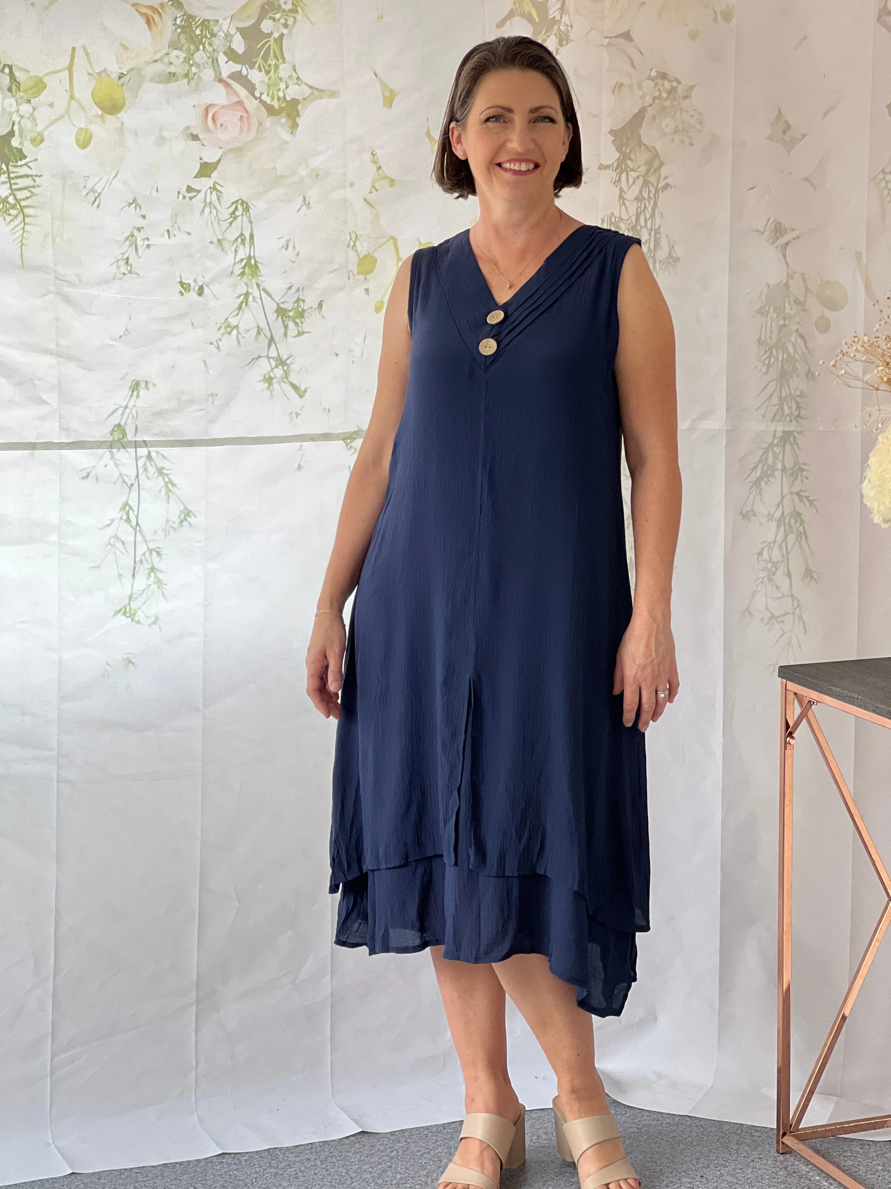 Orlando Navy Layering Dress