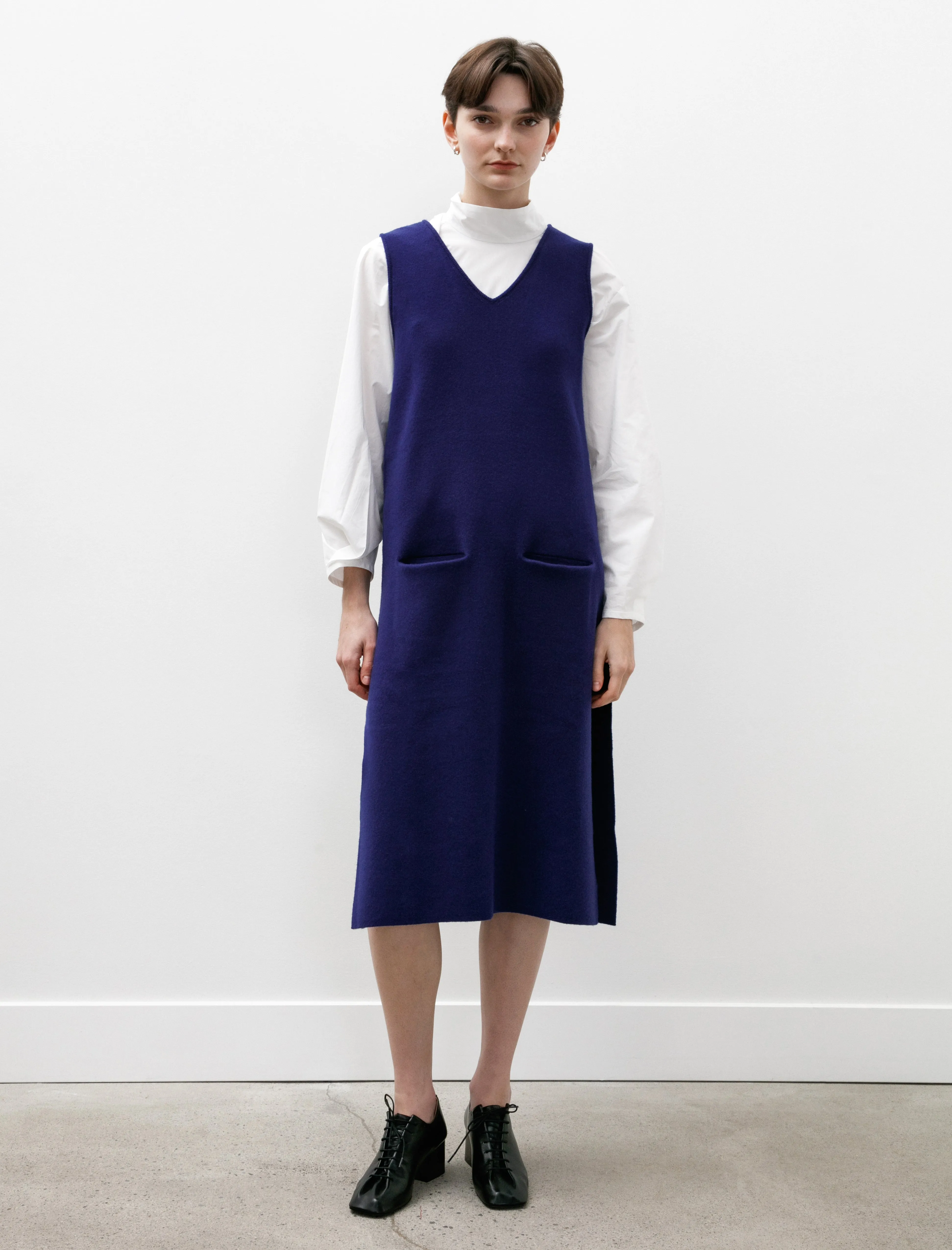 Over Dress Knit French Blue