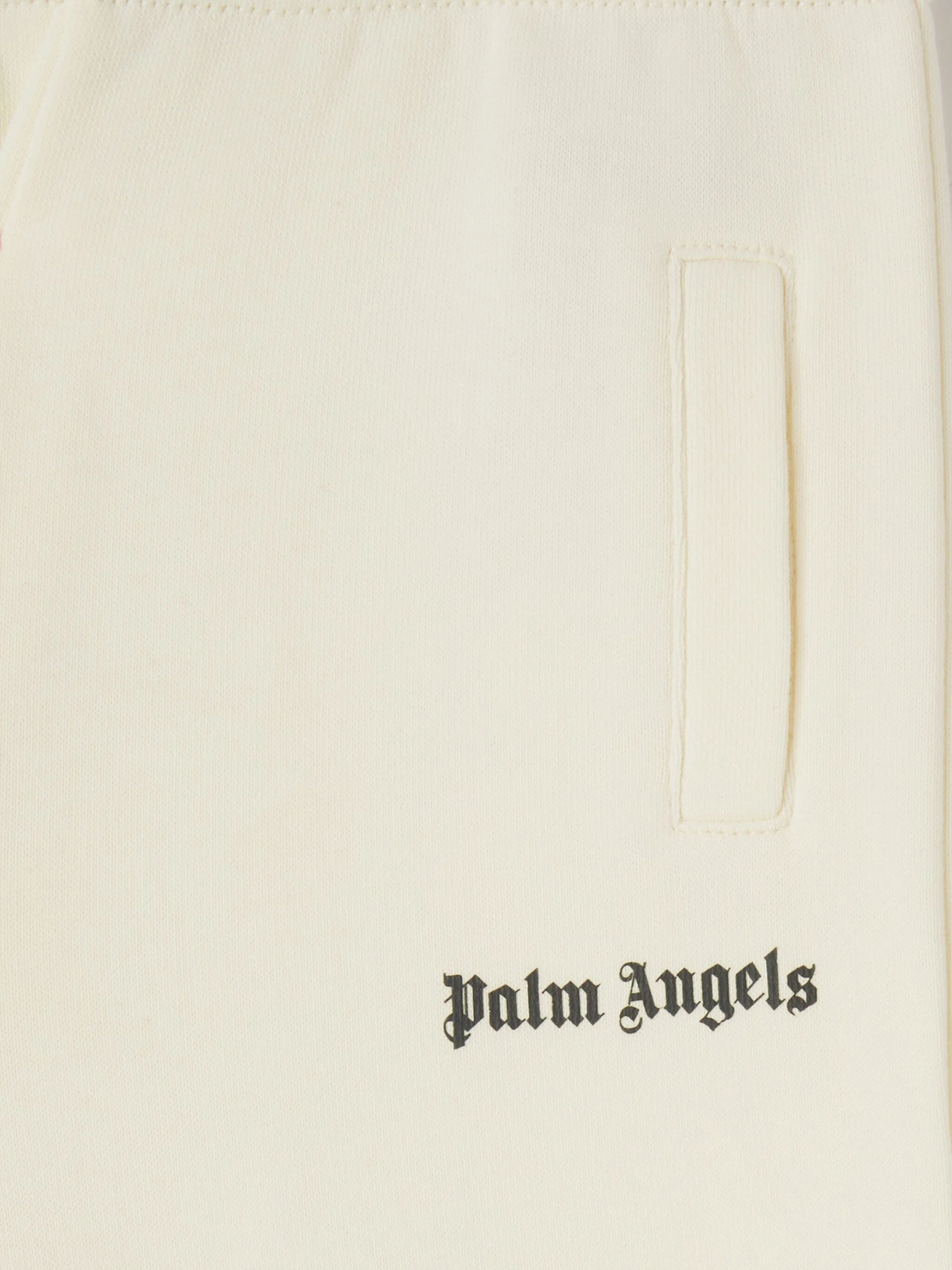 Palm Angels Baby Logo Joggers in White