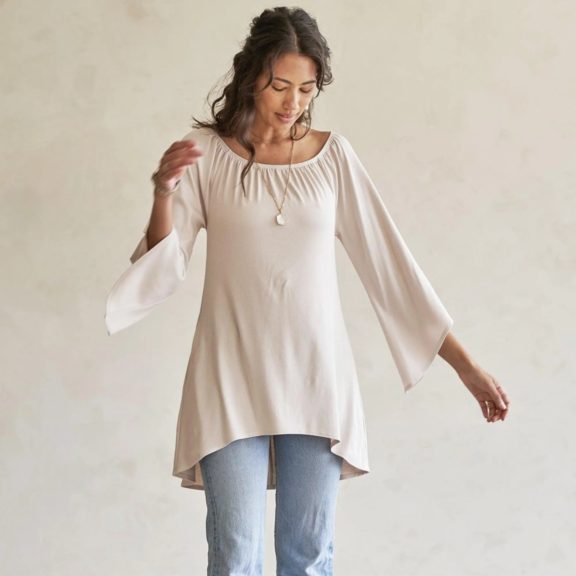 Peyto Raglan Flutter Tunic/Dress