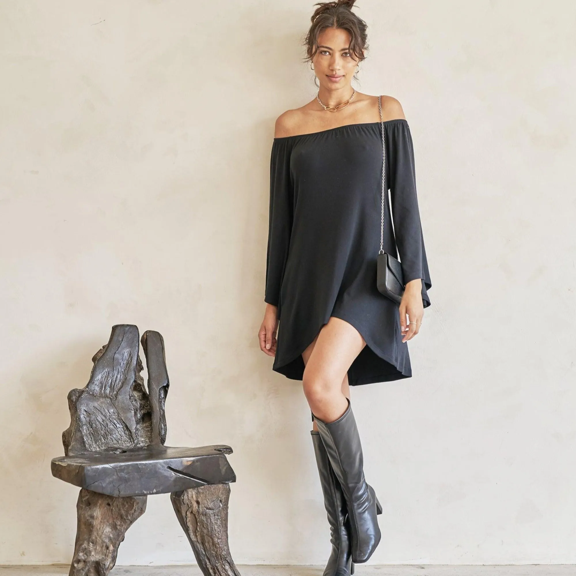 Peyto Raglan Flutter Tunic/Dress