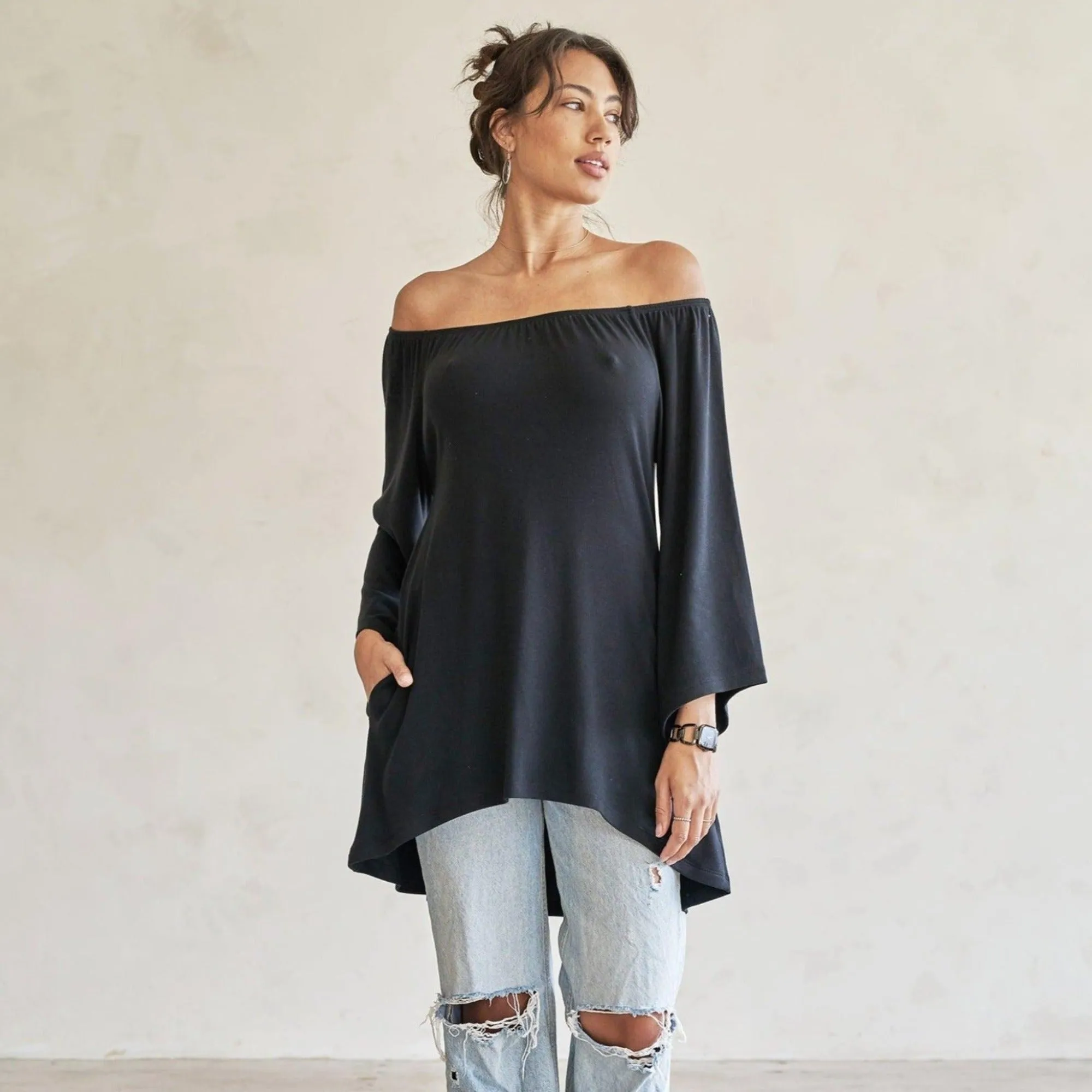 Peyto Raglan Flutter Tunic/Dress