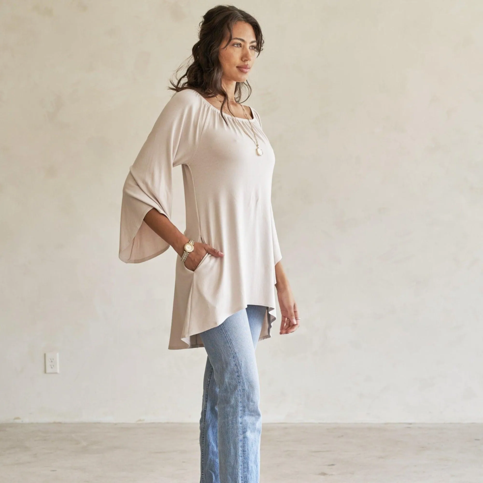 Peyto Raglan Flutter Tunic/Dress