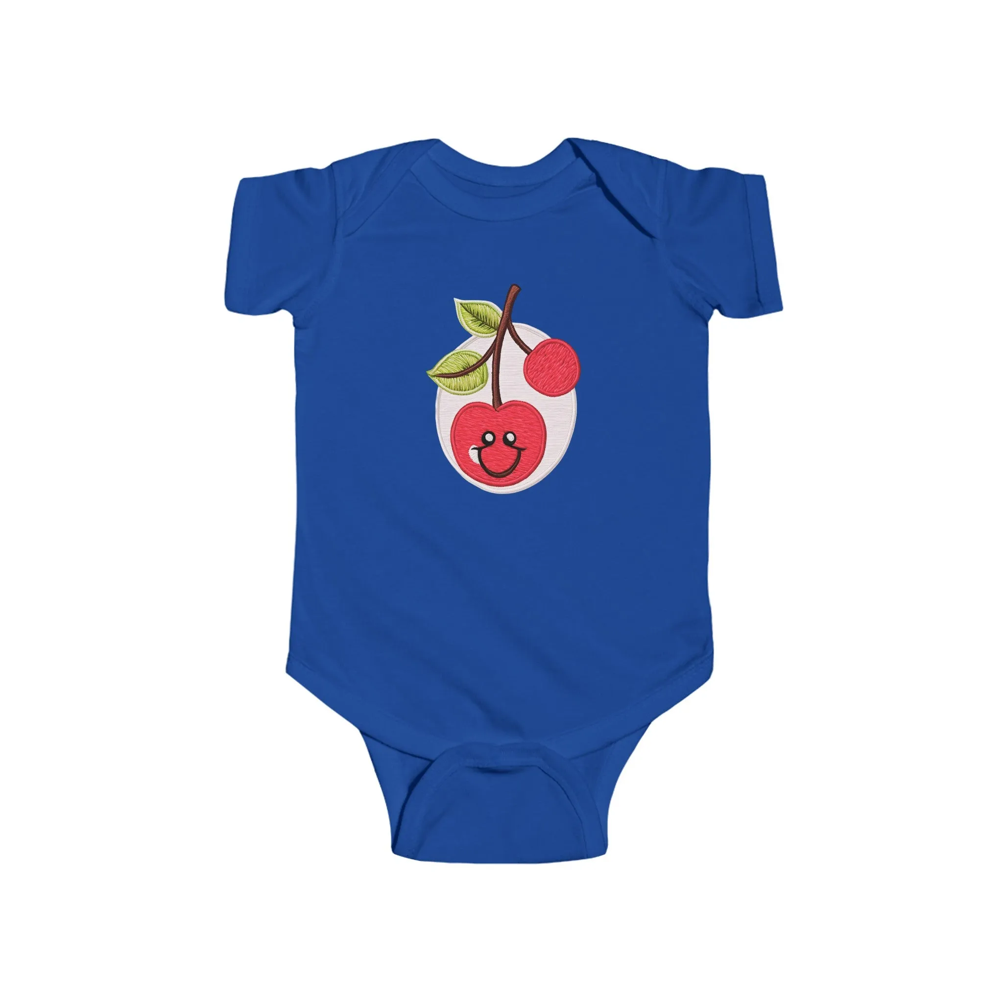 Pink Cherry Infant Fine Jersey Bodysuit