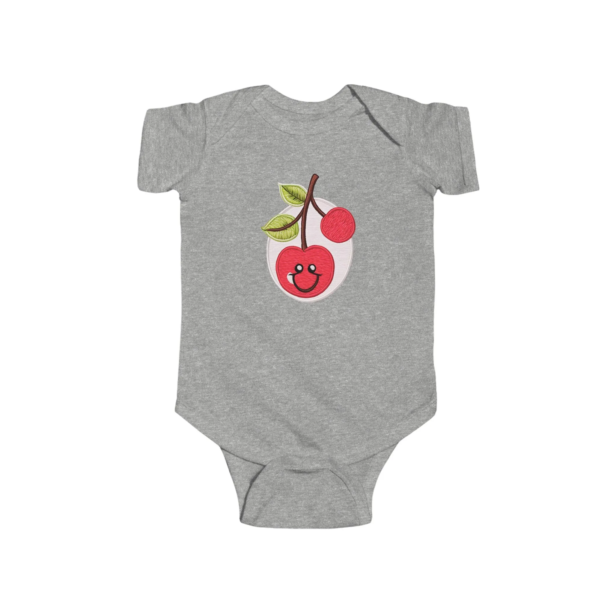 Pink Cherry Infant Fine Jersey Bodysuit