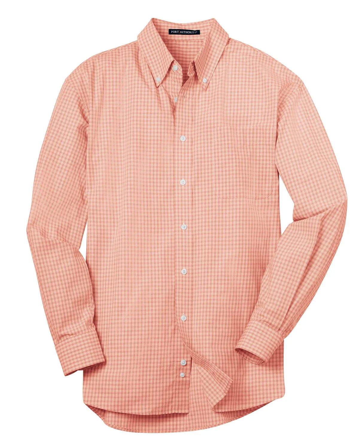 Port Authority Plaid Pattern Easy Care Shirt. S639