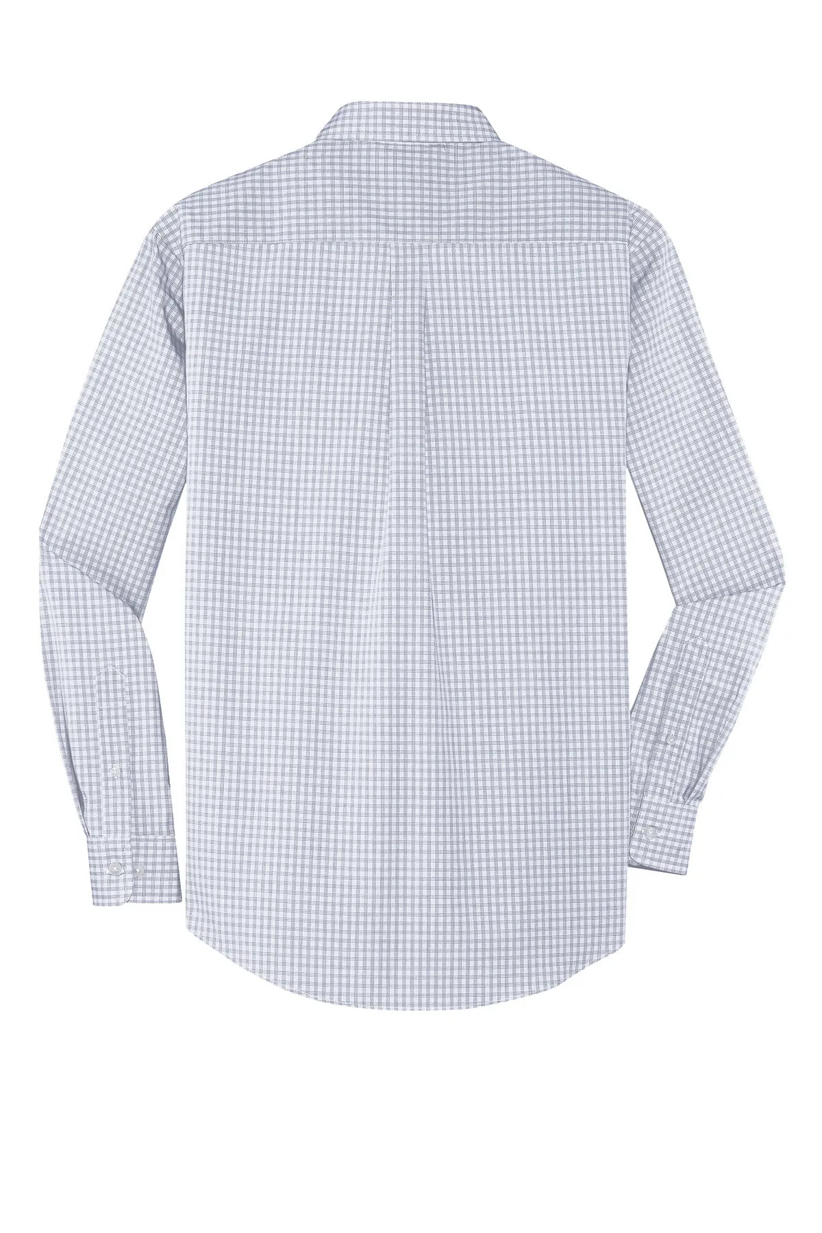 Port Authority Plaid Pattern Easy Care Shirt. S639