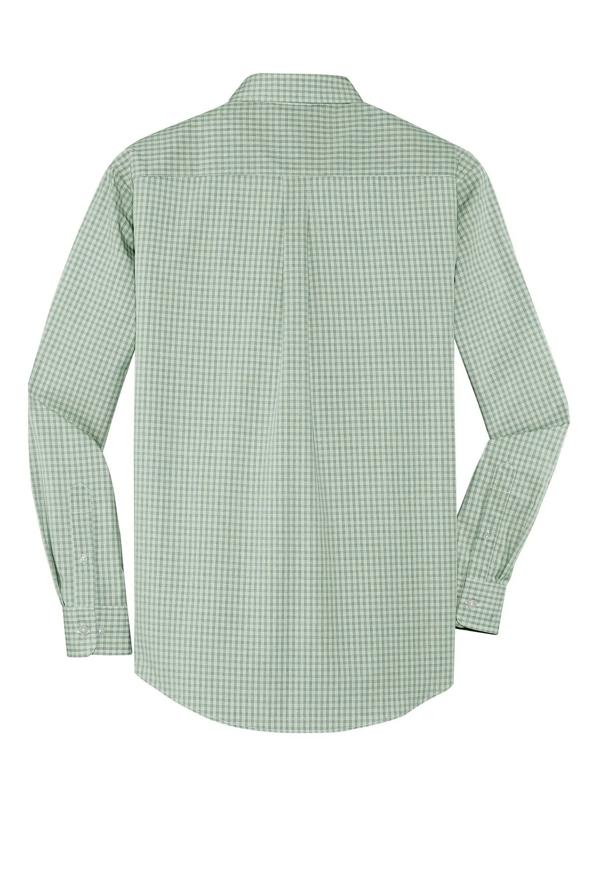 Port Authority Plaid Pattern Easy Care Shirt. S639