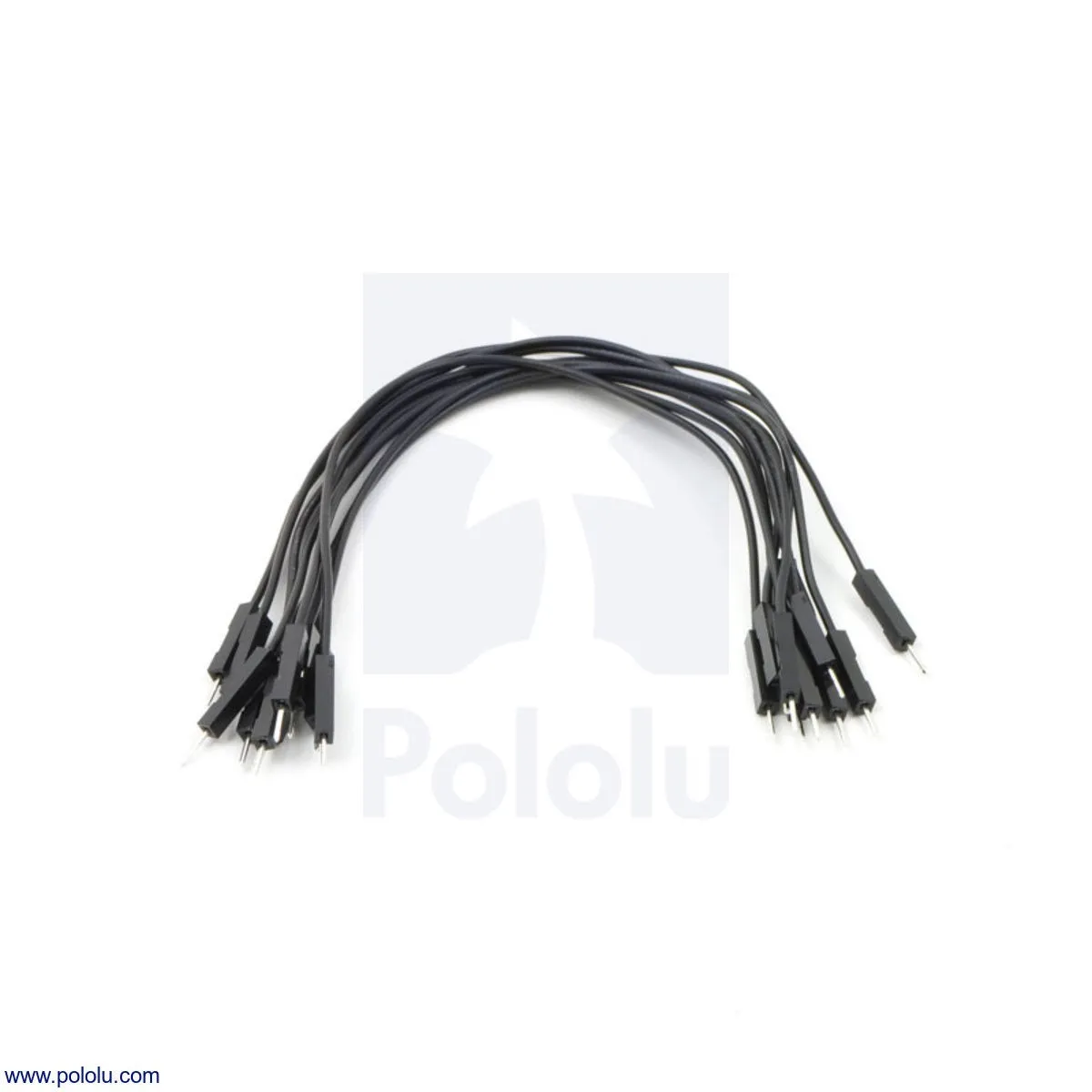 Premium Jumper Wire 10-Pack M-M 6" Black