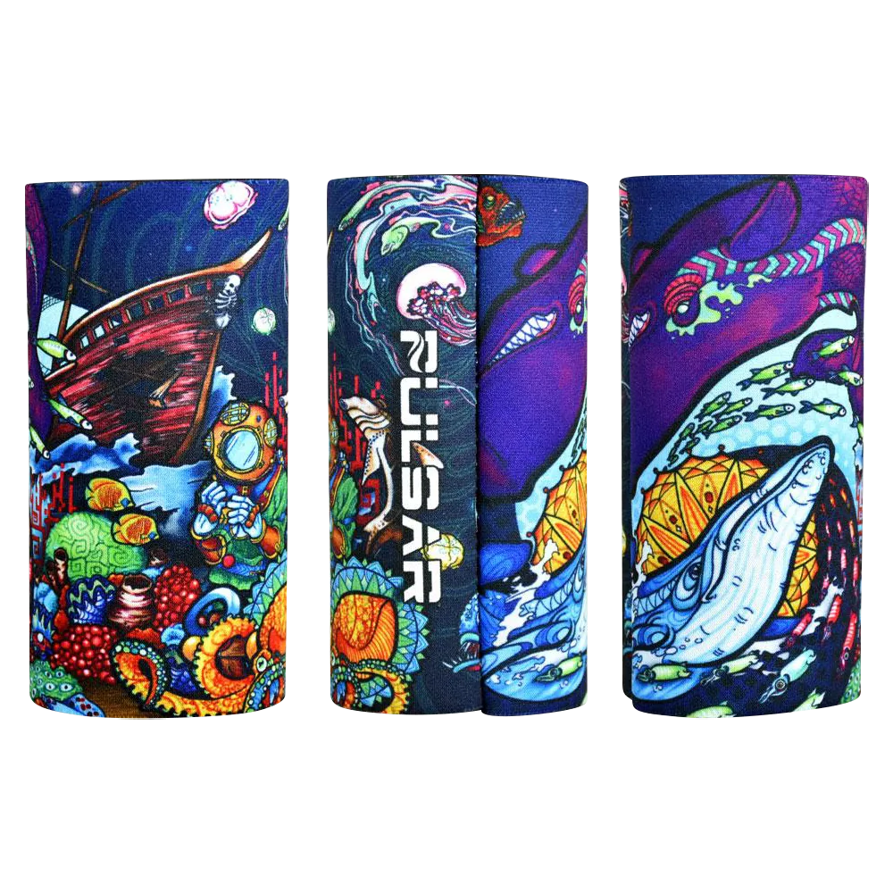 Pulsar "Psychedelic Ocean" Torch Koozie for Blazer Big Shot