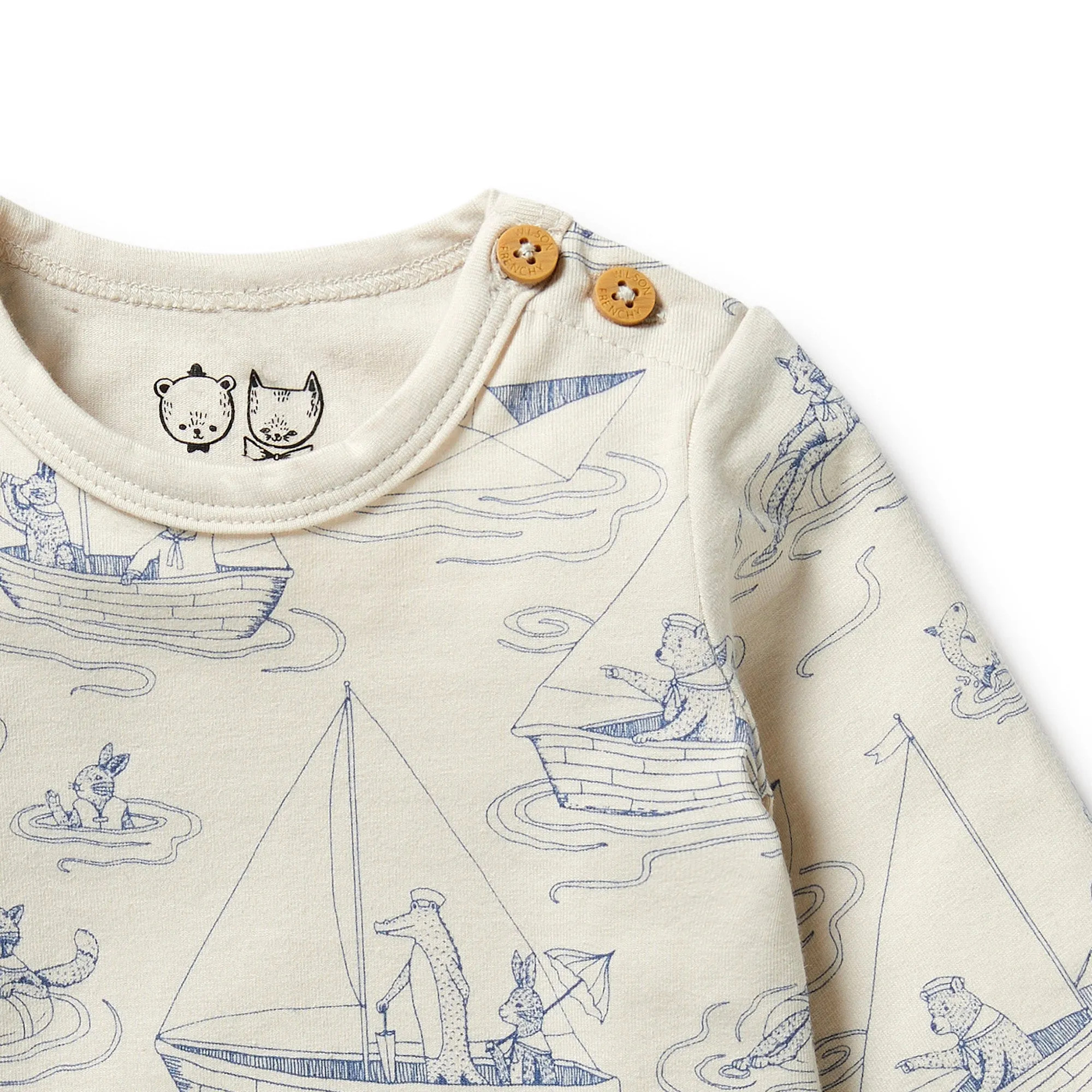 Sail Away Organic Bodysuit