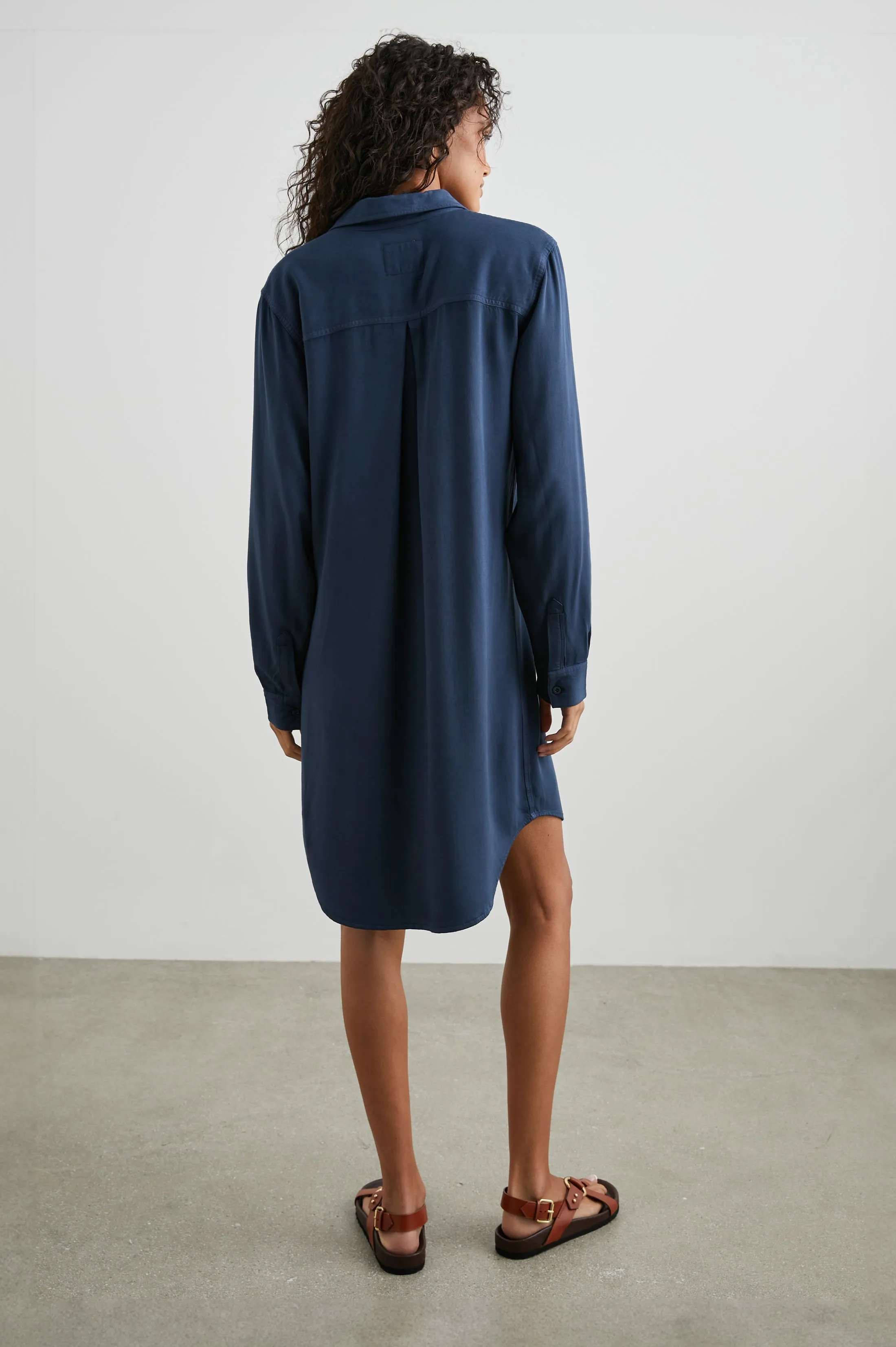 SAWYER DRESS - NAVY