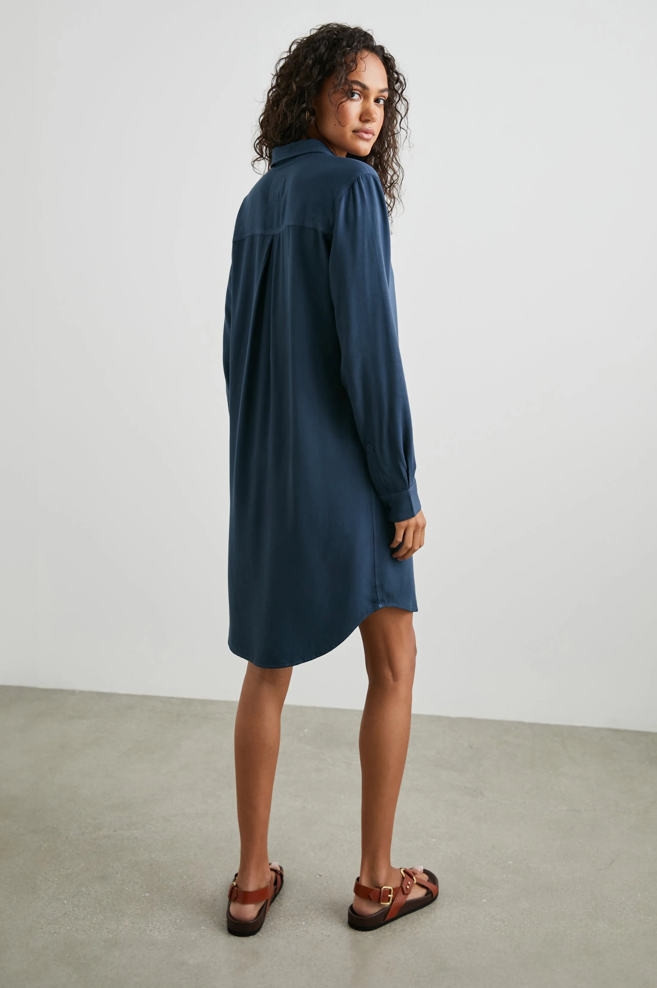 SAWYER DRESS - NAVY