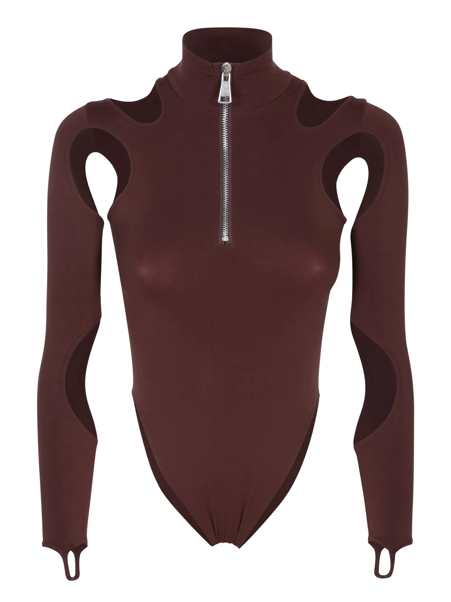 Sculpting brown bodysuit