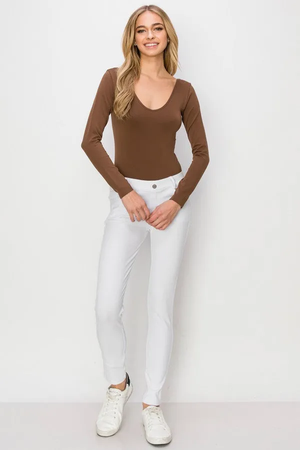 Seamless Body Contour Long Sleeve Bodysuit