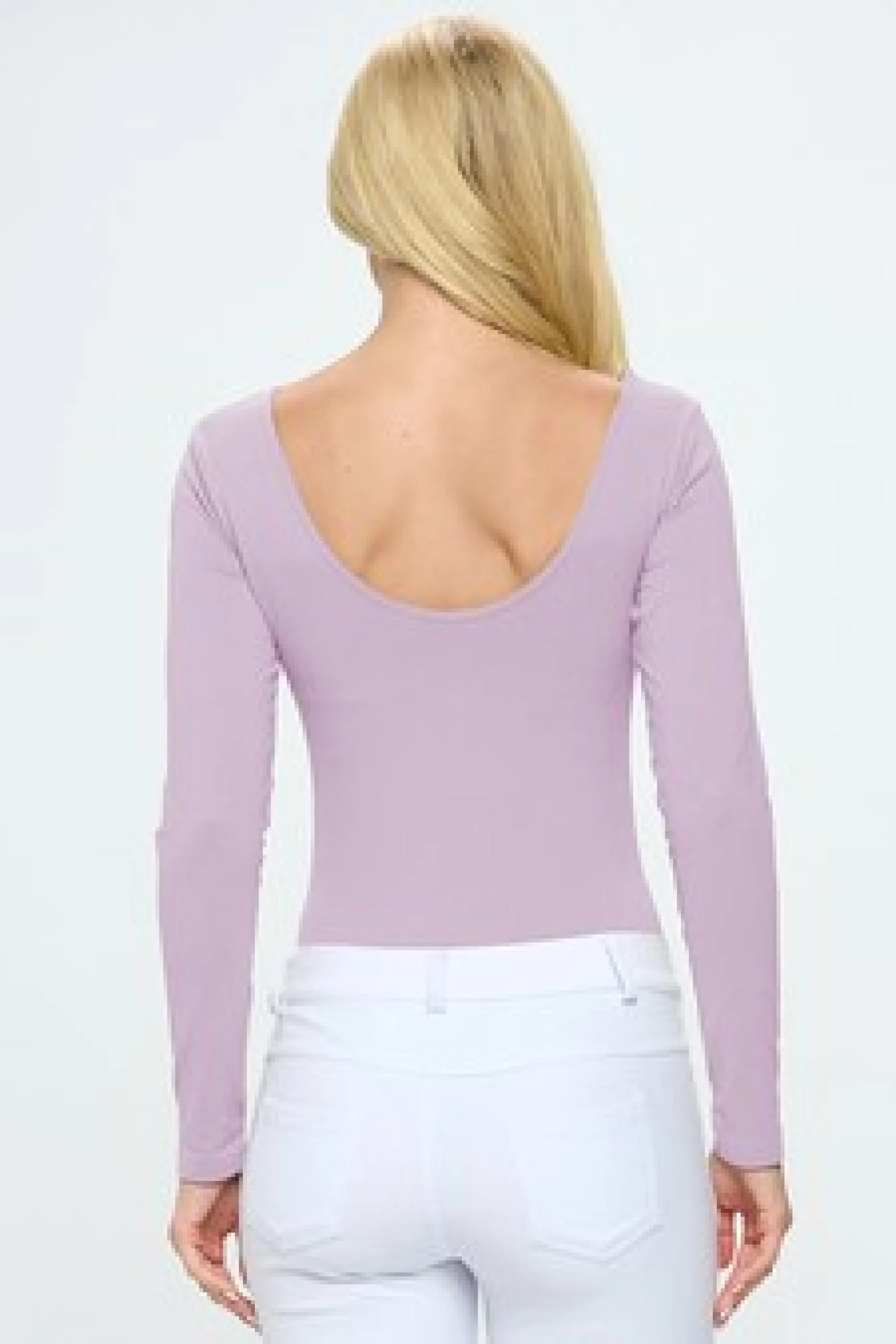 Seamless Body Contour Long Sleeve Bodysuit