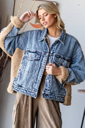 Sherpa Denim Jacket