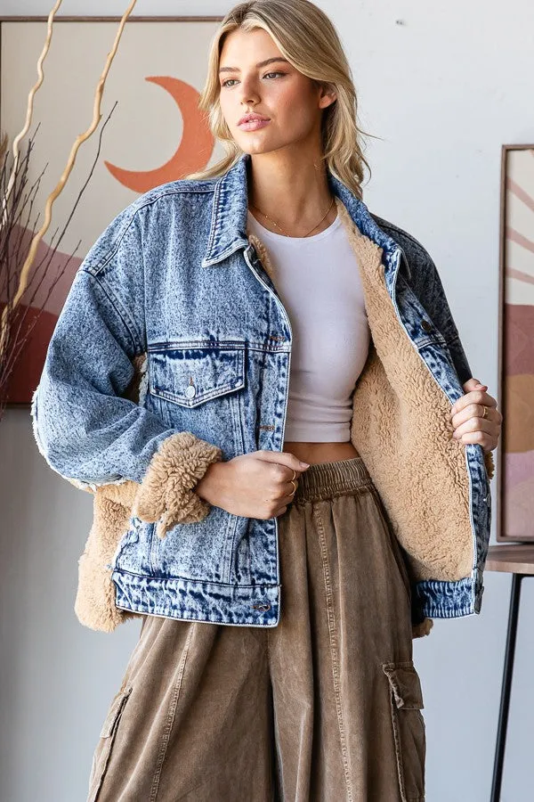 Sherpa Denim Jacket