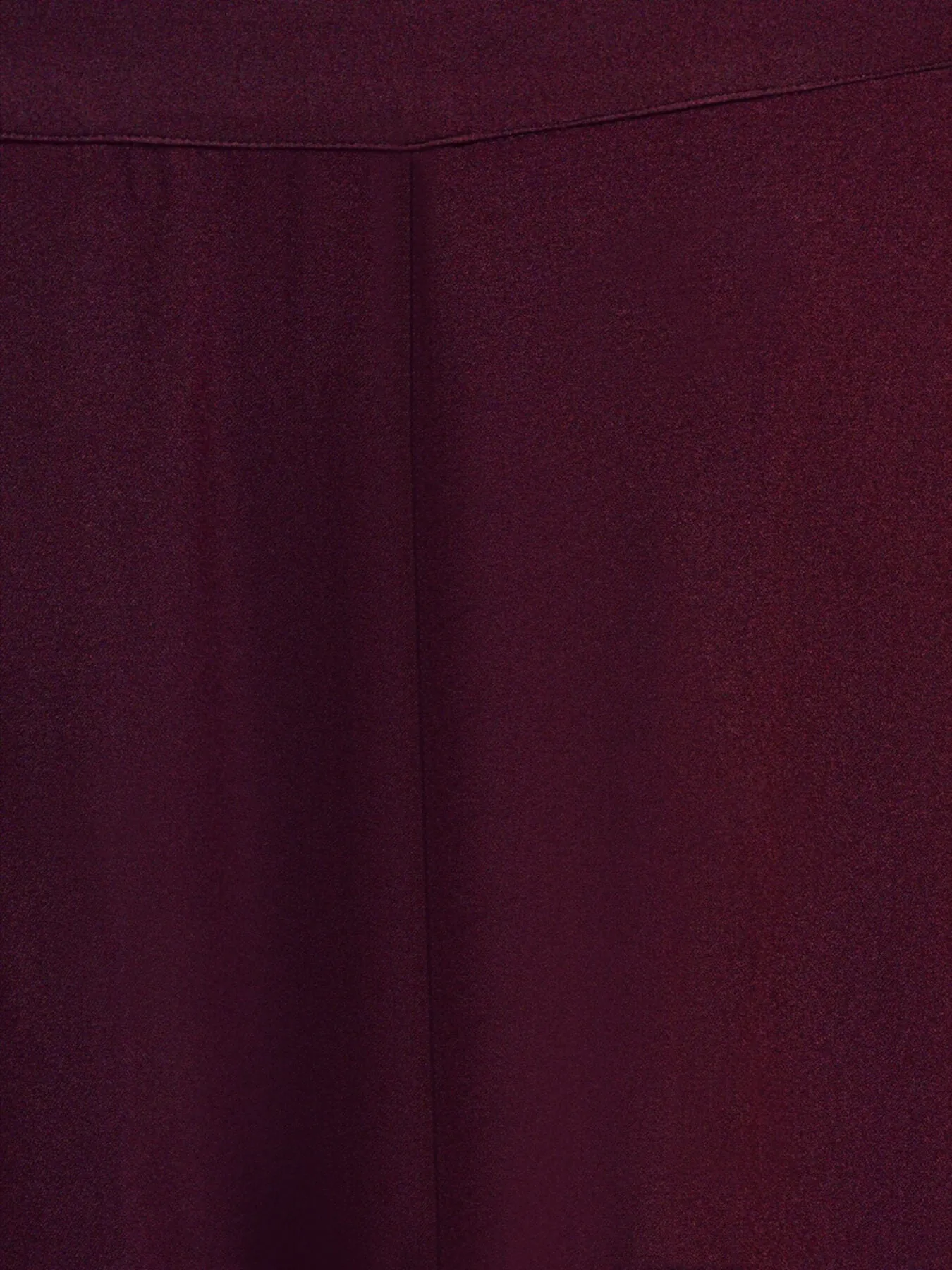 Side Zipper Culottes - Maroon