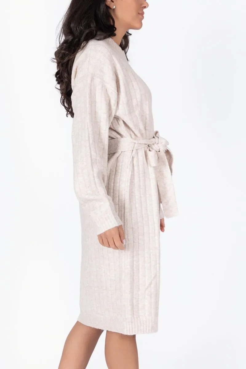 SIMONE DRESS 38" (BEIGE)