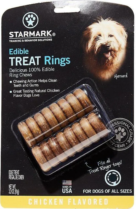 Starmark Edible Treat Rings Dog Chew