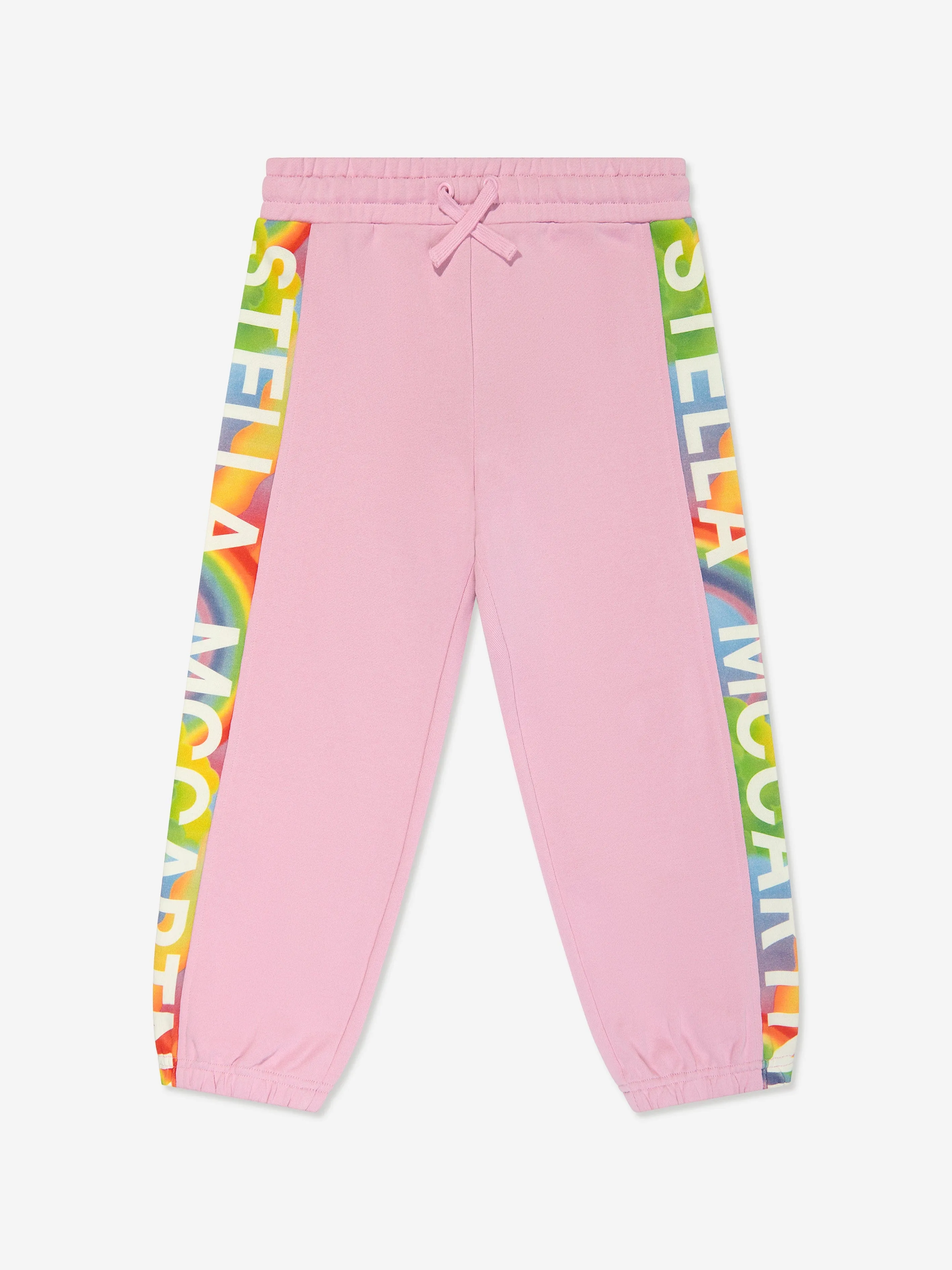 Stella McCartney Girls Logo Joggers in Pink