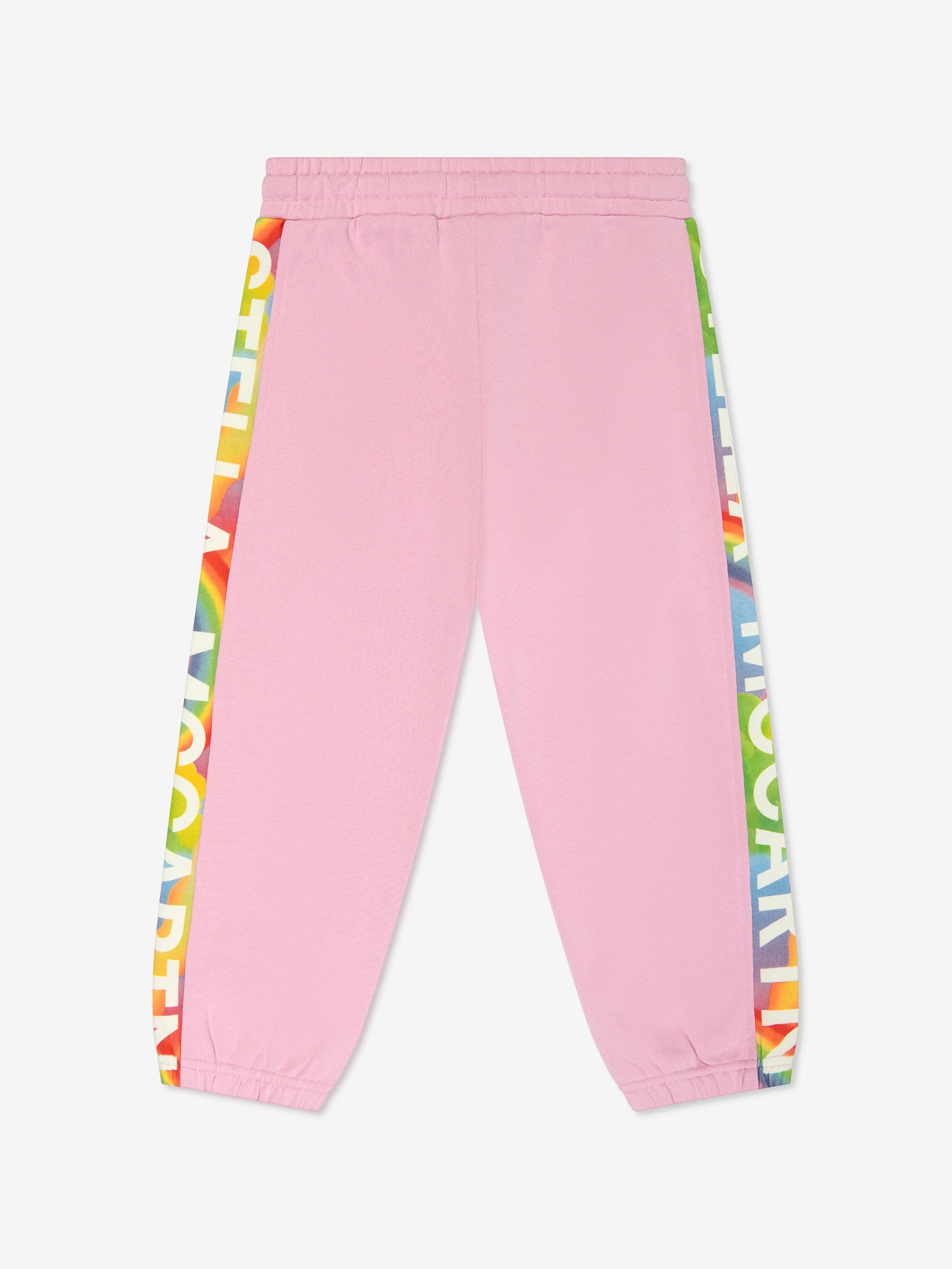 Stella McCartney Girls Logo Joggers in Pink